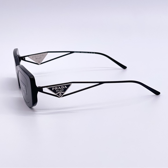NEW PRADA PR14YS 1AB5S0 BLACK PR 14YS UNISEX SUNGLASSES SPR 14Y EYEWEAR - Picture 6 of 12